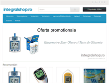 Tablet Screenshot of integralshop.ro